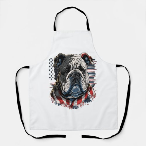 ALL AMERICAN DOG_lovers english bulldog 3 Apron