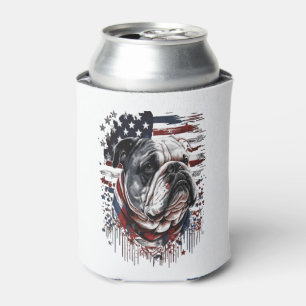 ALL AMERICAN DOG-lovers english bulldog Can Cooler