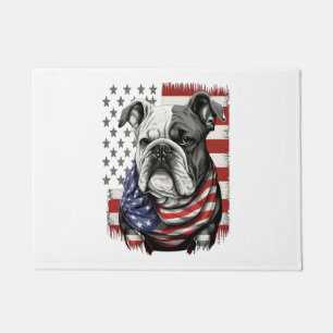 ALL AMERICAN DOG-lovers english bulldog Doormat