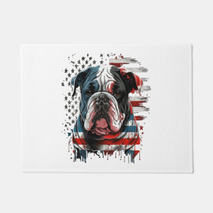 ALL AMERICAN DOG-lovers english bulldog Doormat