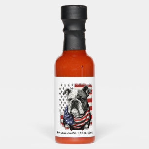 ALL AMERICAN DOG-lovers english bulldog Hot Sauces