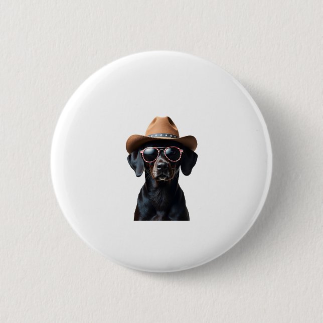 ALL AMERICAN DOG-lovers pit bull (3) Button (Front)