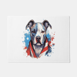 ALL AMERICAN DOG-lovers pit bull Doormat