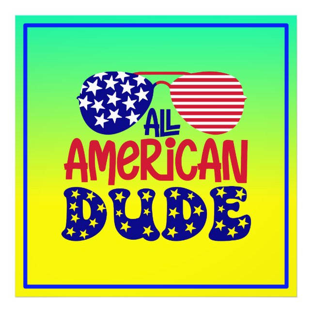 All American Dude-32286 Photo Print (Front)