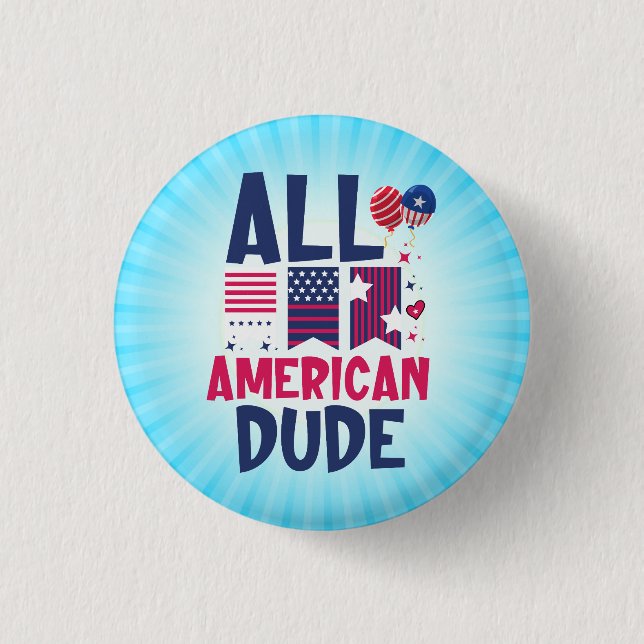 All American Dude-96993 Button (Front)