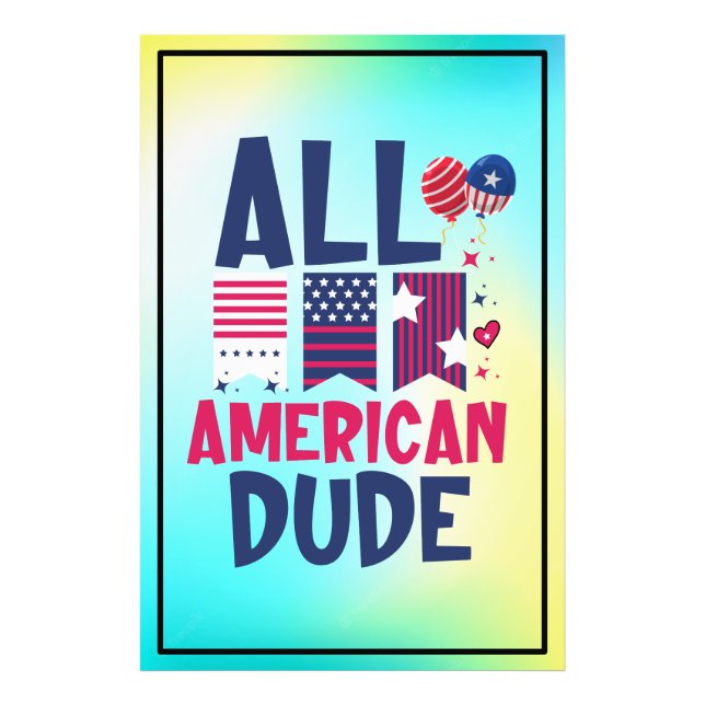 All American Dude-96993 Photo Print (Front)