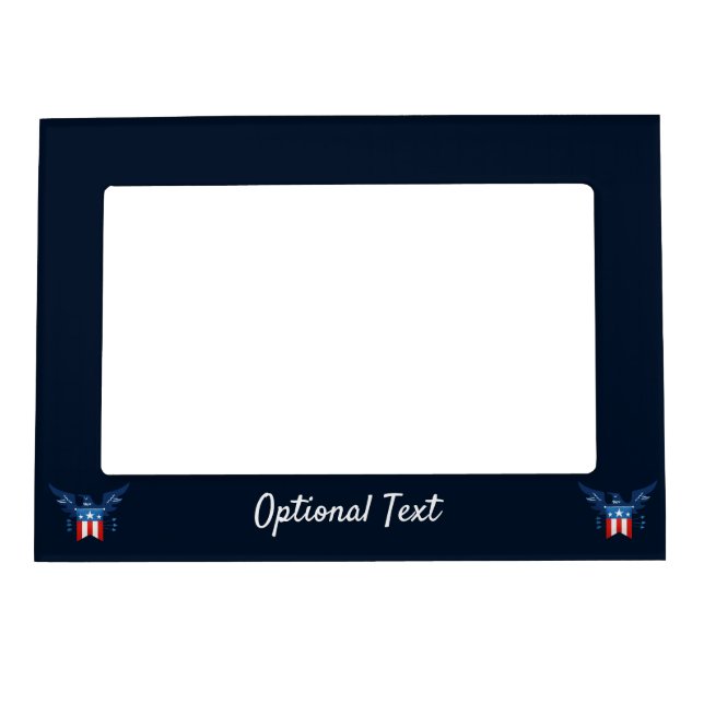 All American Eagle & Flag Patriotic Magnetic Frame (Front)