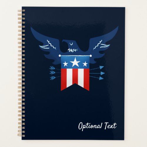All American Eagle  Flag Patriotic Planner