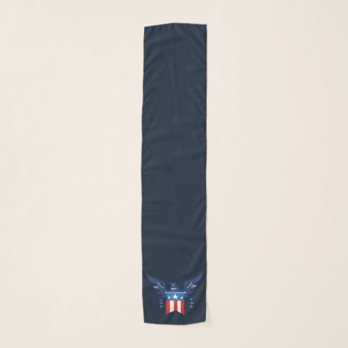 All American Eagle  Flag Patriotic Scarf