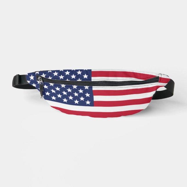 All-American Fanny Pack – Bold USA Flag (Front)