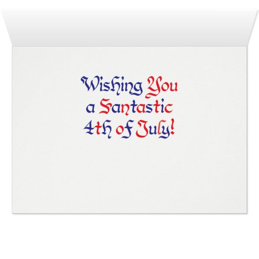 All-American Fireworks Card (Inside Horizontal (Bottom))