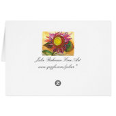 All American Flower Card (Back Horizontal)