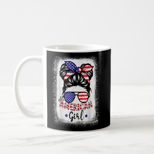 All American Girl Bleached Patriotic July 4th  Coffee Mug