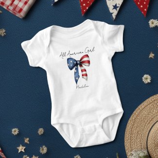 All American Girl Coquette Bow