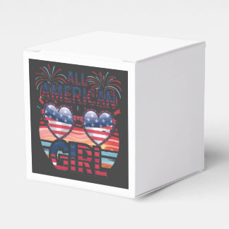 All American girl Favor Boxes