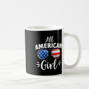 All American Girl Girls 4th Of July Coffee Mug