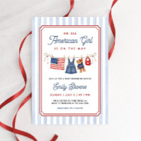 All American Girl Patriotic Baby Shower