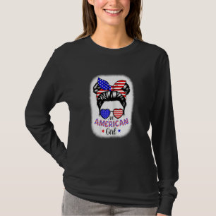 All American Girls 4th of July Bleached Shirts Dau