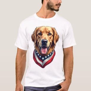 All American Golden Retriever Vintage Tee 4