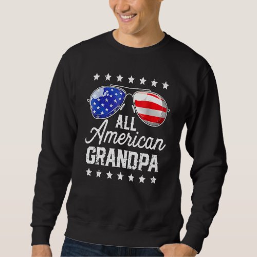 All American Grandpa Sunglasses Sweatshirt