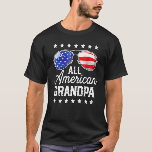 All American Grandpa Sunglasses T_Shirt