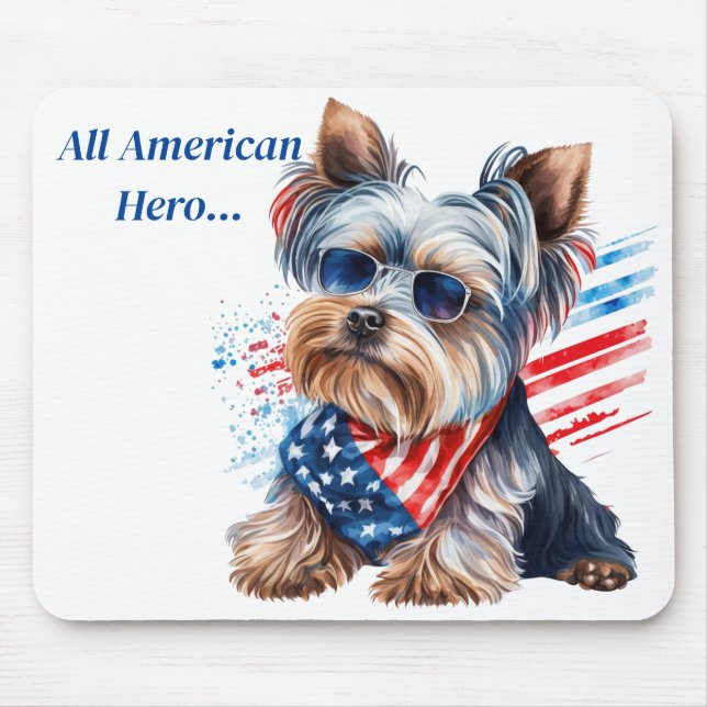 All American Hero Mouse Pad (Front)