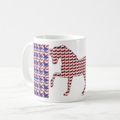 All American Horse Mug