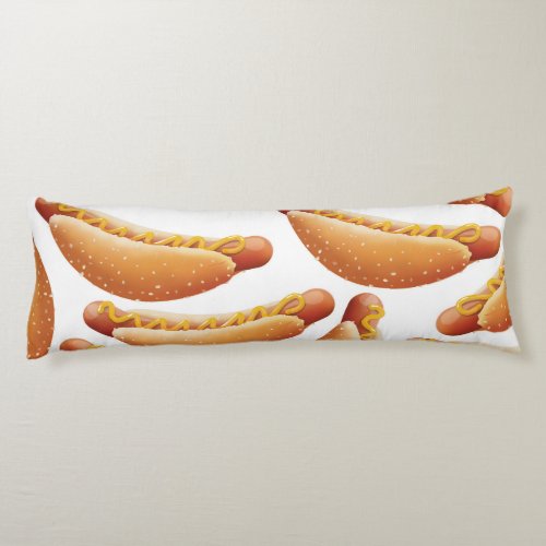 All American Hot Dog Body Pillow
