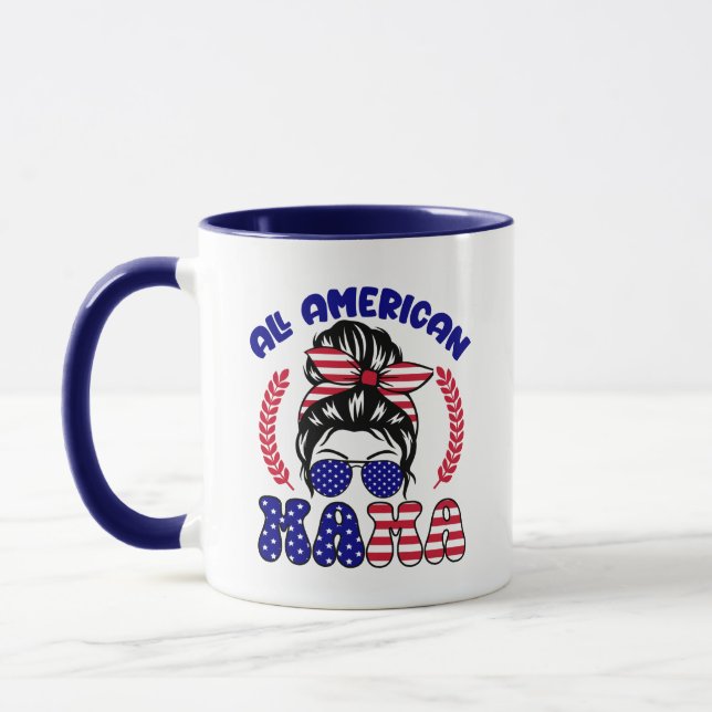 All American Mama  Mug (Left)