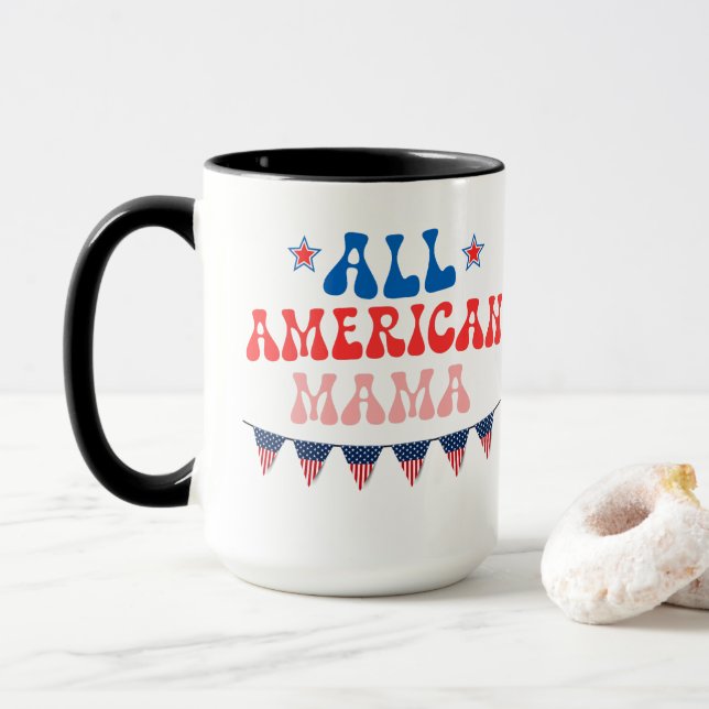 All American MaMa Mug (With Donut)