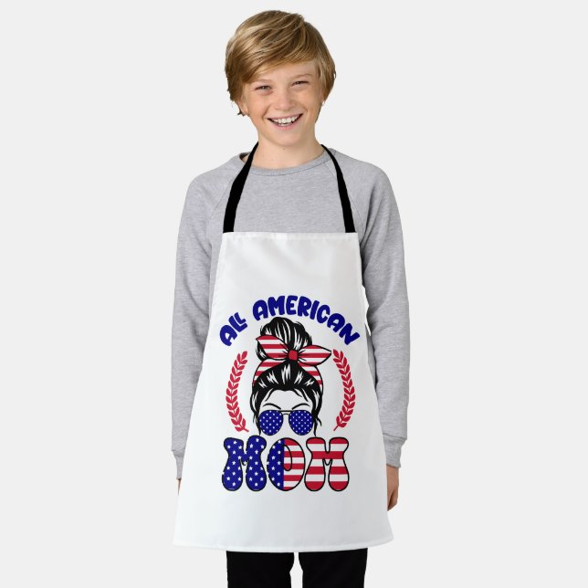 All American Mom-32169 Apron (Worn)