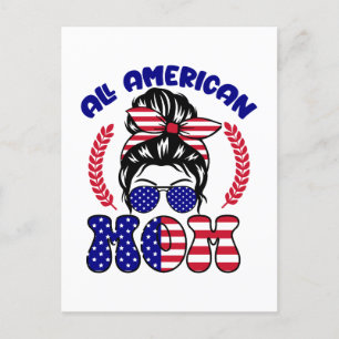 All American Mom-32169 Holiday Postcard