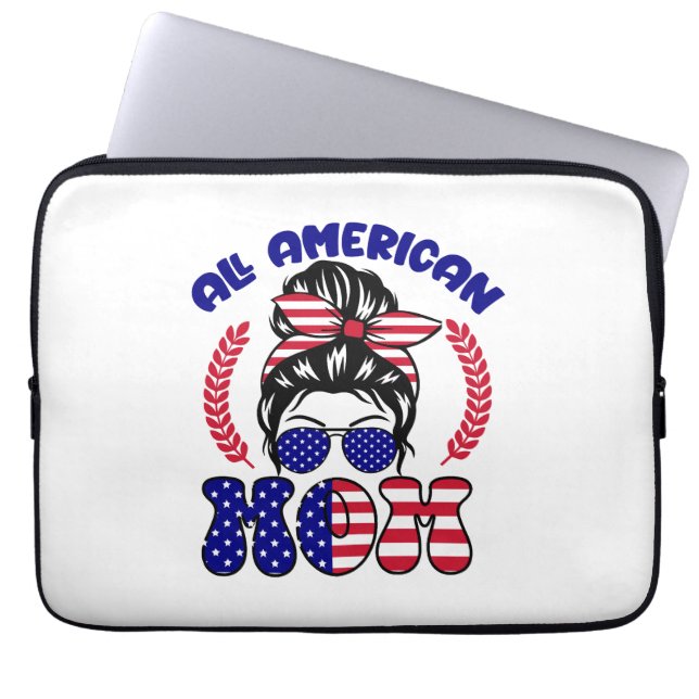 All American Mom-32169 Laptop Sleeve (Front)