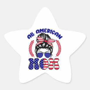 All American Mom-32169 Star Sticker