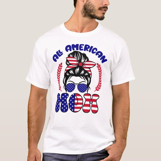 All American Mom-32169 T-Shirt (Front)