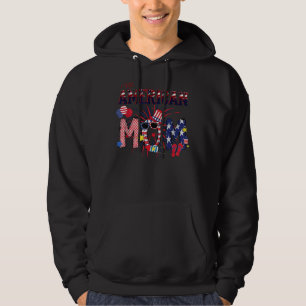 All American Mom 4th of July Firework Independence Hoodie
