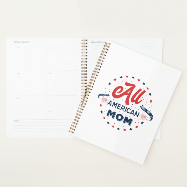 All American Mom Spiral Planner (Display)