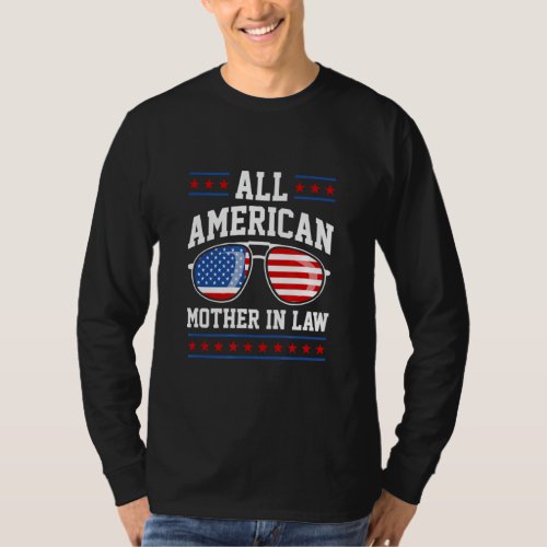 All American Mother In Law Patriotic 4th Of July A T_Shirt