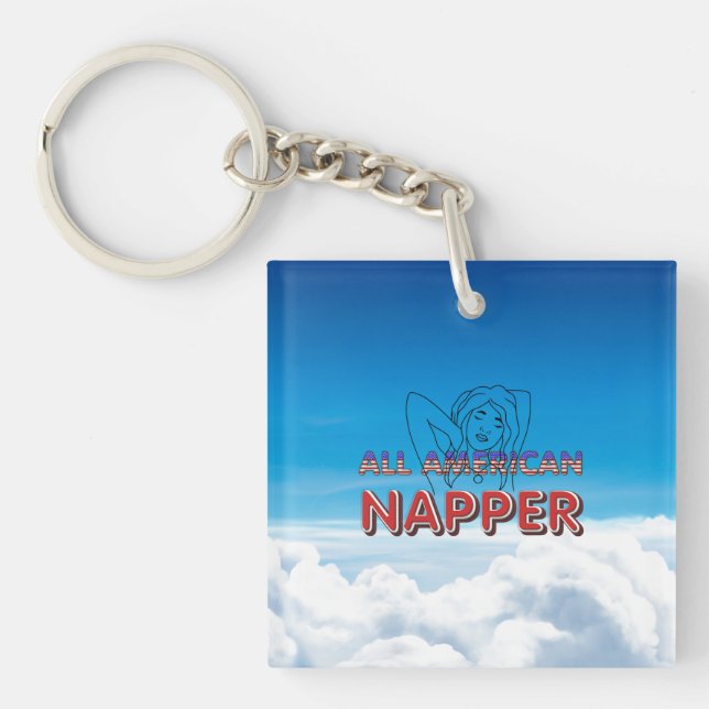 All American Napper Keychain (Front)