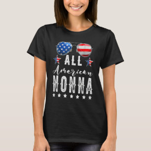 All American Nonna 4th Of July Sunglasses Family 1 T-Shirt