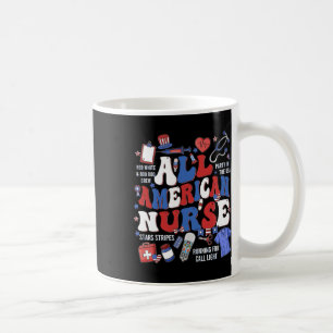 All American Nurse Memorial Day Honor And Remember Coffee Mug