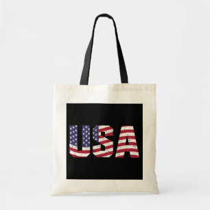 “All American” Patriotic USA Logo Tote Bag