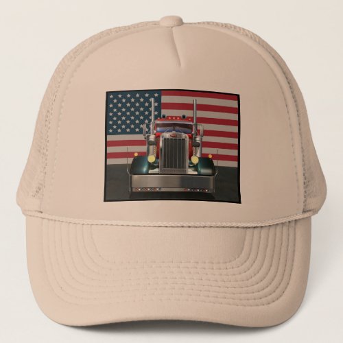 All American Peterbilt Truckers Hat