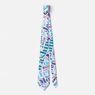All American presidents Tie