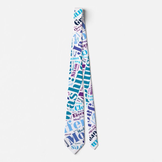 All American presidents Tie (Front)