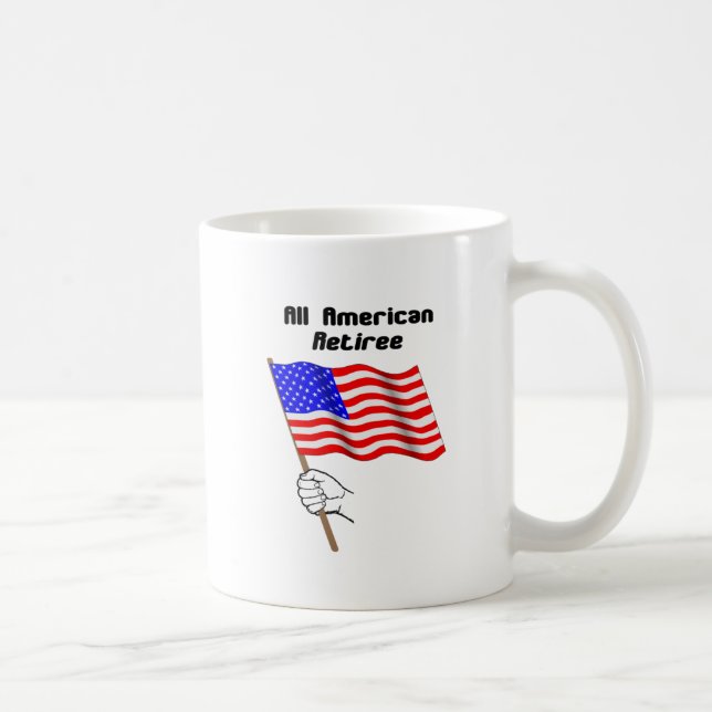 All American Retiree Mug (Right)