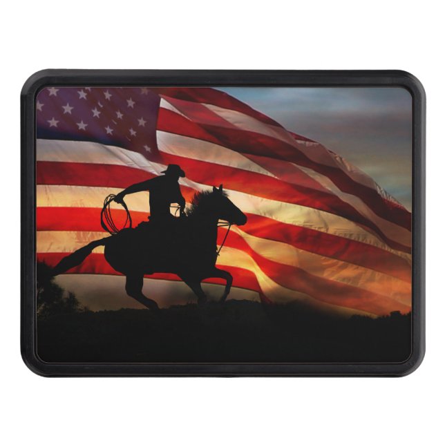 All American Roping Cowboy Hitch Cover (Front)