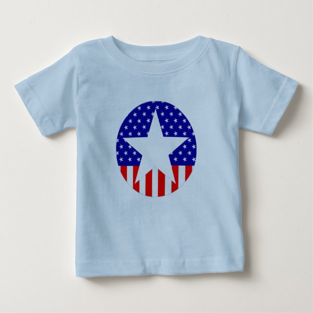 All American Superstar Baby T-Shirt (Front)
