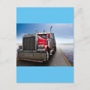 All American Trucker Postcard