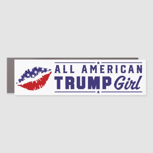 All_American Trump Girl Women For Trump 2024 Car Magnet